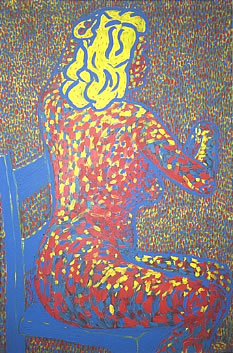 Nude Brushing Hair by Tim Cole