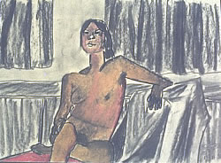 Nude Reclining by Tim Cole