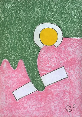 Fried Egg Scroll by Tim Cole