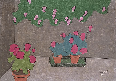 Geraniums by Tim Cole